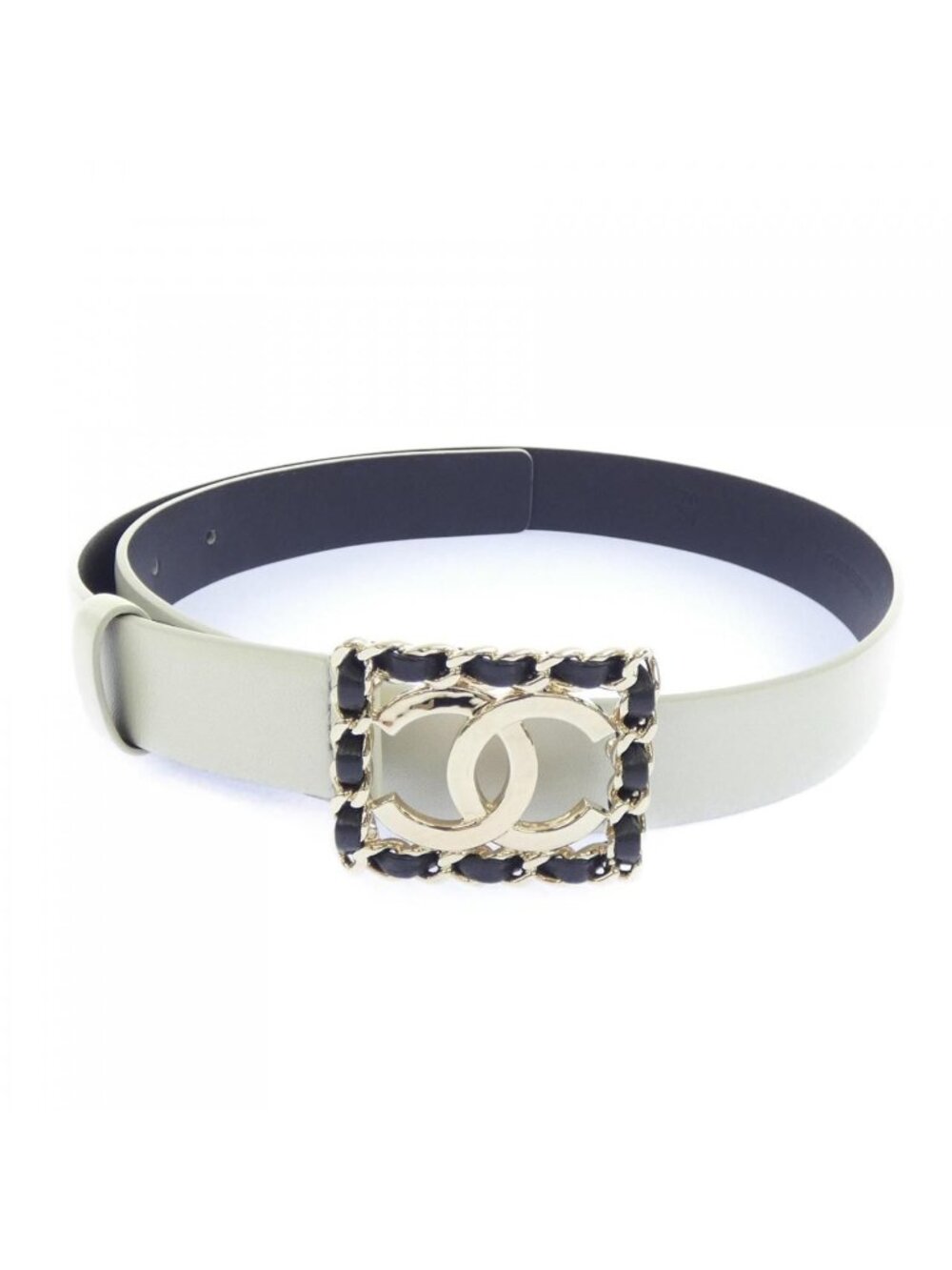 Chanel Belt White